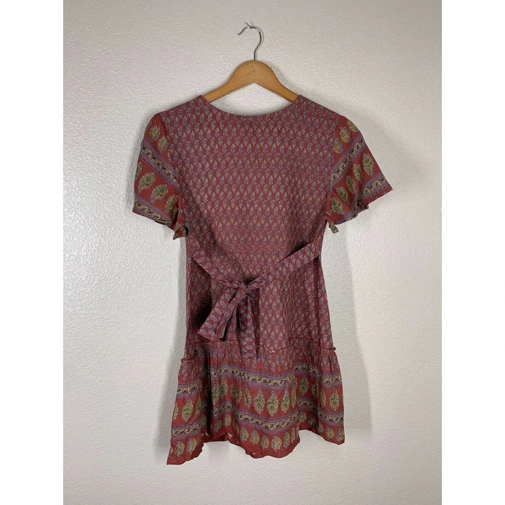 RAGA Avah Faux Wrap Mini Dress